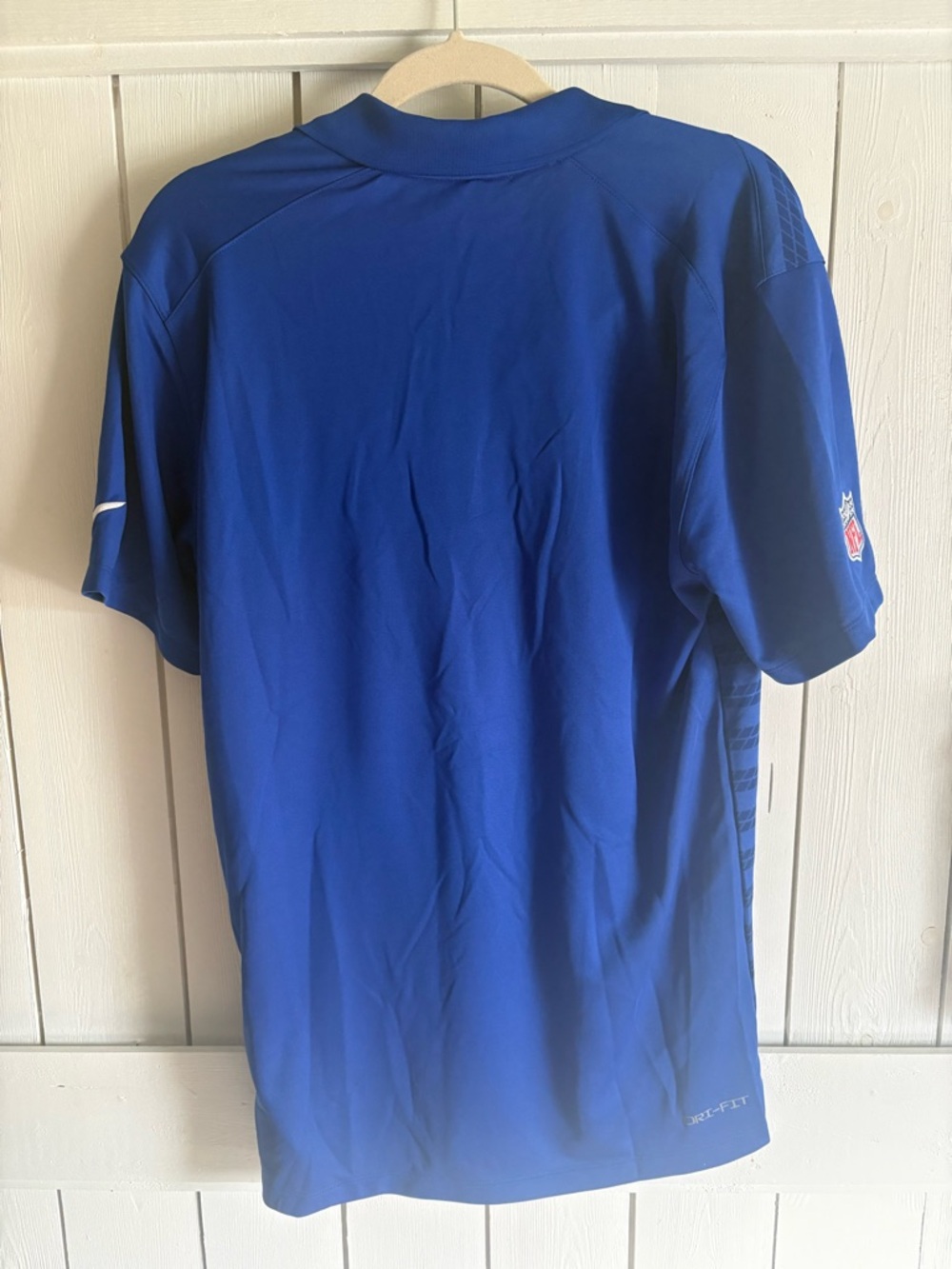 Nike Royal Blue Buffalo Bills Polo with Team Patch - Picture 5 of 5